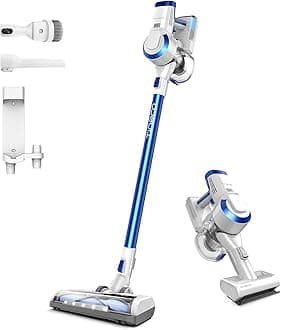 Tineco A10 Hero Cordless Stick/Handheld Vacuum Cleaner with Wall Mount, Super Lightweight with Powerful Suction for Carpet, Hard Floor & Pet - Space Blue