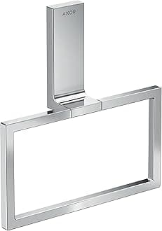 AXOR Universal Rectangular Towel Ring in Chrome, 42623000