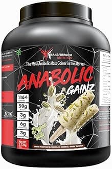 Anabolic Gainz: Enhanced Muscle Builder And Mass Gainer (1 KG, Dryfruit Kulfi),Powder