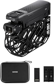 HOVERAir X1 PRO 4K Action Flying Camera, Foldable Drone with Camera with 26Mph Follow Speed, 15+ Fully Automatic Flight Modes, Fly Anywhere with OmniTerrain, SmoothCapture 2.0(Basic Combo)