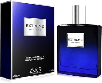 ARIS Extreme Eau de Parfum for Men – Long-Lasting Sandalwood and Musky Fragrance – 100ml Travel Size Cologne Spray – Men’s Perfume Comes with Extra 15ml Sample (Random Scent Included) – Ideal Gift