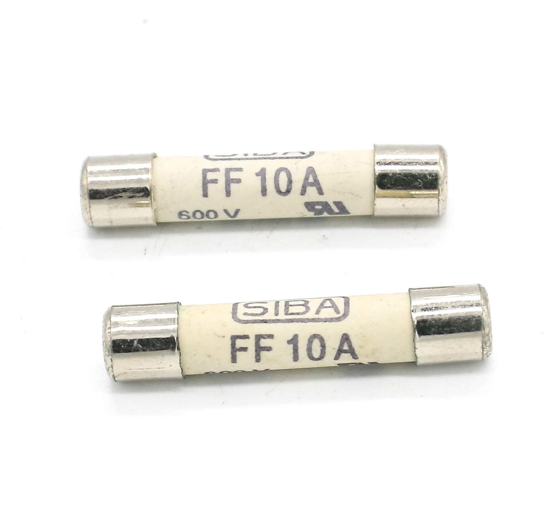 Digital Multi Meter Fuse FF10A 600V Fast Acting Ceramic Fuse 6.3 x 32mm 2 Pack