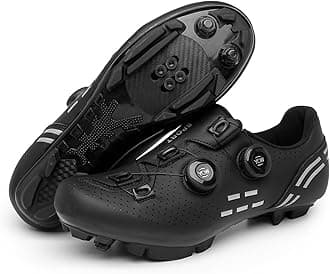 Cycling Shoes for Men and Women - Road and Mountain Bike Riding Shoes, Lightweight, Breathable, With Reflective Stripes