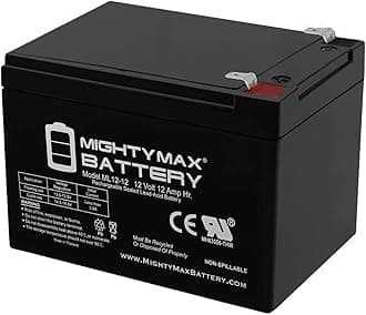 Mighty Max Battery 12V 12AH Replacement Battery for PC12-12F2