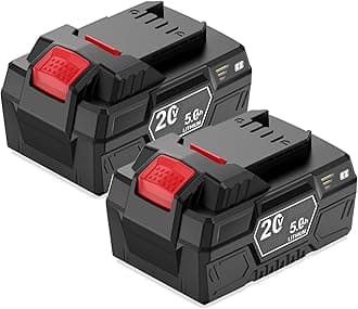 2Packs 20V 5000mAh PAP20 A1 Replacement Battery Compatible with Parkside 20V Series Cordless Power Tools for Pap 20 A3 Pap 20 B3 Battery