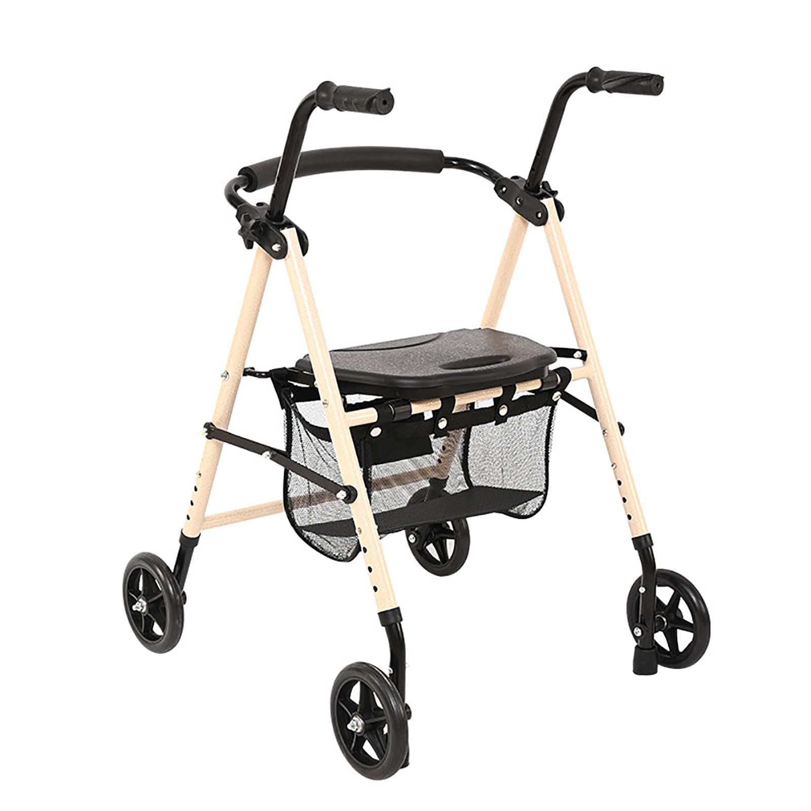 Upright Posture Walker Mobility Rollator - Heavy Duty Upright Walker, Stand Up Folding Rollator Walker, Folding Rollator Walker, Upright Rollator Walker, Upright Walker, Stand Up Rollator Walker