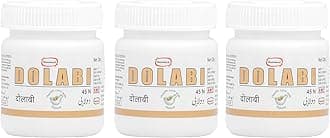 Hamdard Dolabi | 45 Tablets | All-natural Herbal Remedy | Helps to Manage Blood Sugar Level and Bladder | Promotes Skin Health | Naturally Regulates Metabolism | Pack of 3