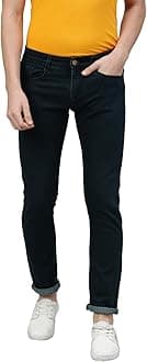 Urbano FashionMen Mid Rise Slim Fit Washed Jeans Stretchable
