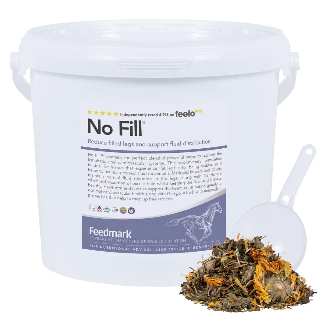 – No Fill™ | Reduce Filled Legs and Support Fluid Distribution in Horses | 28 Days Supply | 1.3kg | 100% British Made