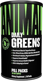 Greens PAK – Your Green Helpers & Daily dose of Green superfood – with spirulina, chlorella & maca for Energy, Immune System, Digestion & Well-Being – 30 Packs