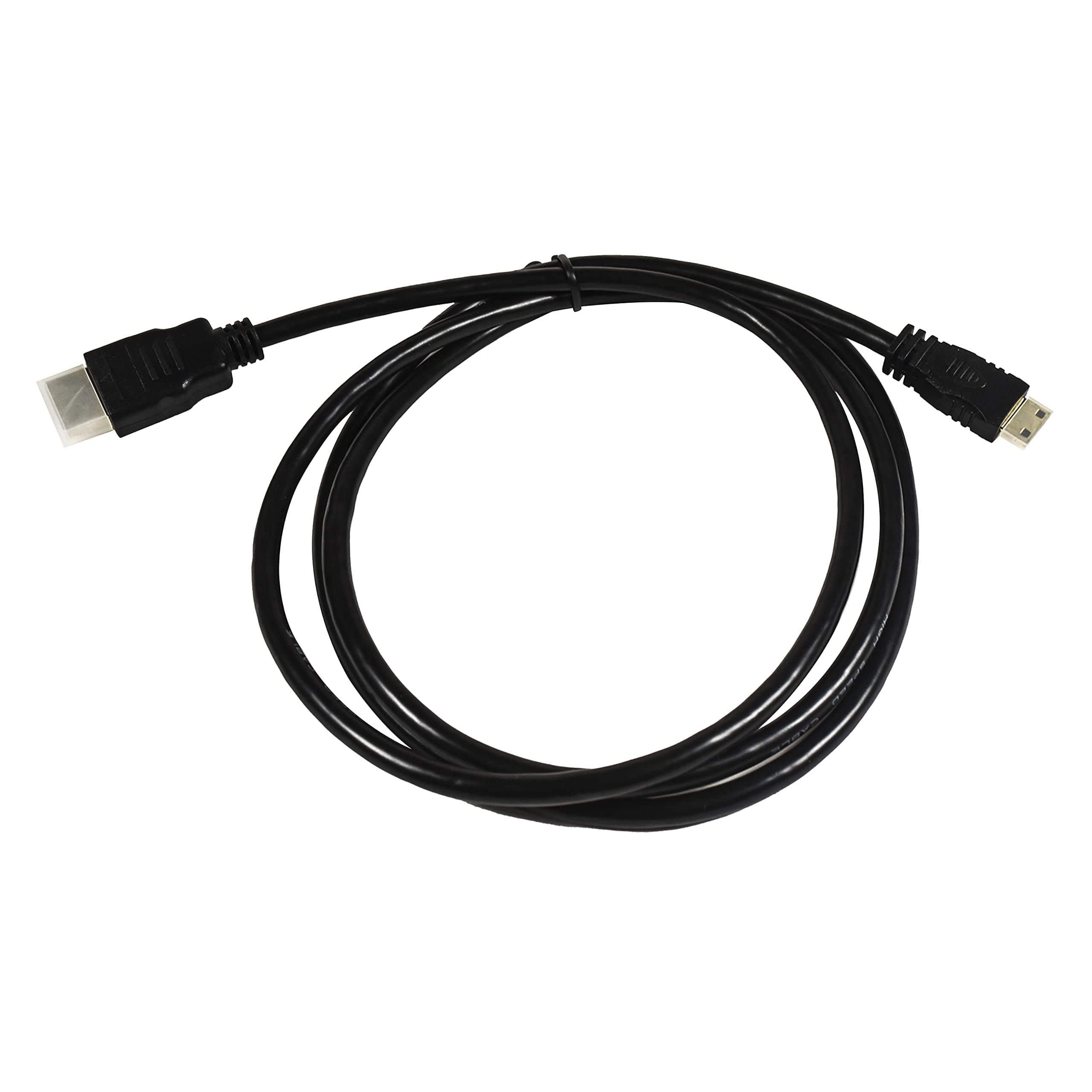 HQRP HDMI (Type A) to MINI HDMI (Type C) Cable / Cord compatible with Panasonic RP-CDHM15, RP-CDHM30, DMC-ZS20, DMC-SZ7 Replacement plus HQRP LCD Screen Protector