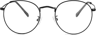 KursanBlue Light Blocking Glasses for Women Men Retro Round Clear Lens Eyeglasses