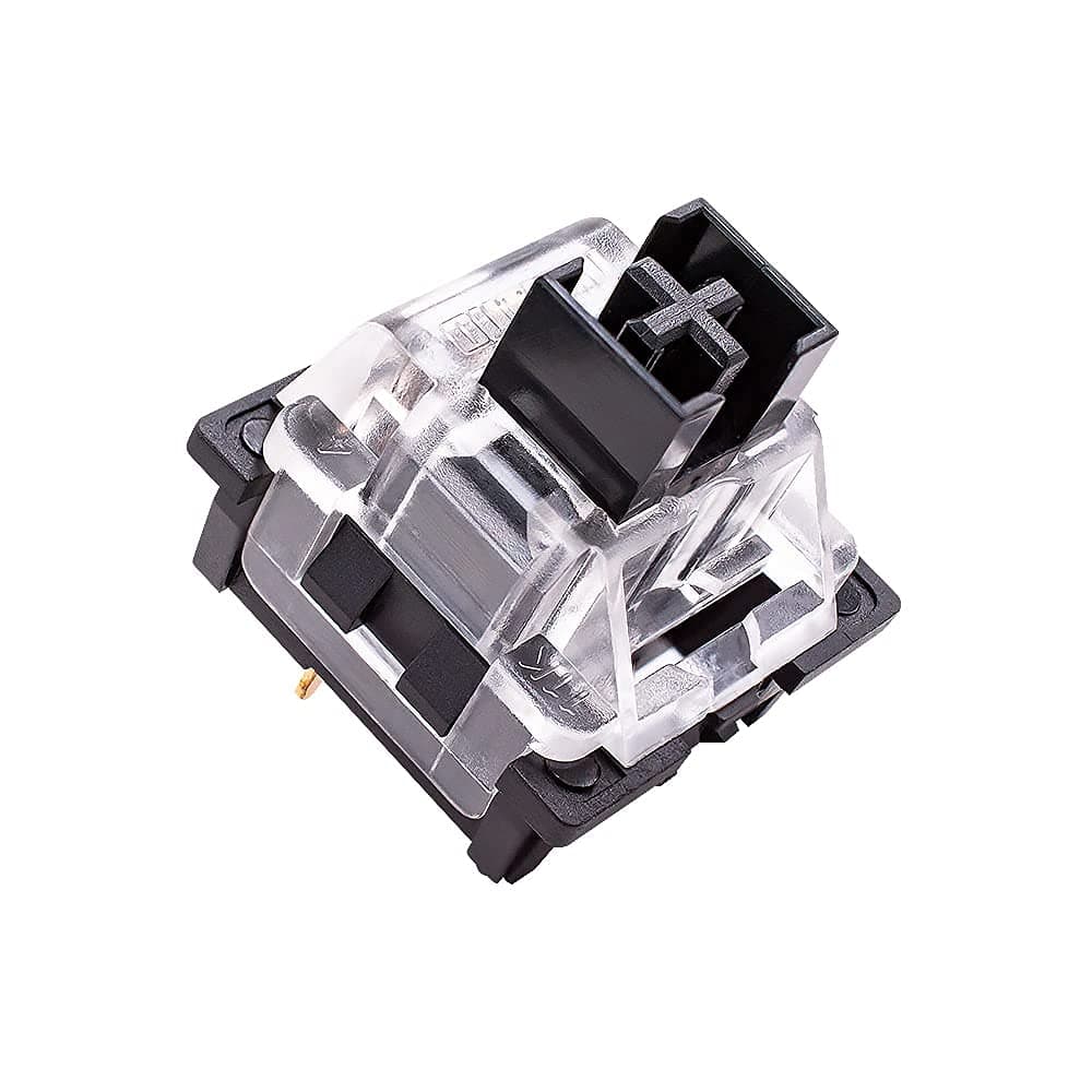 OUTEMU (Gaote) Black Switches - 20 Pack -3 pin DIY Replaceable Linear Heavy 60g Force Key Switches Replacement Switches or Mechanical Keyboard