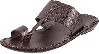 Metro Men Leather Kolhapuri Chappal | Slipper