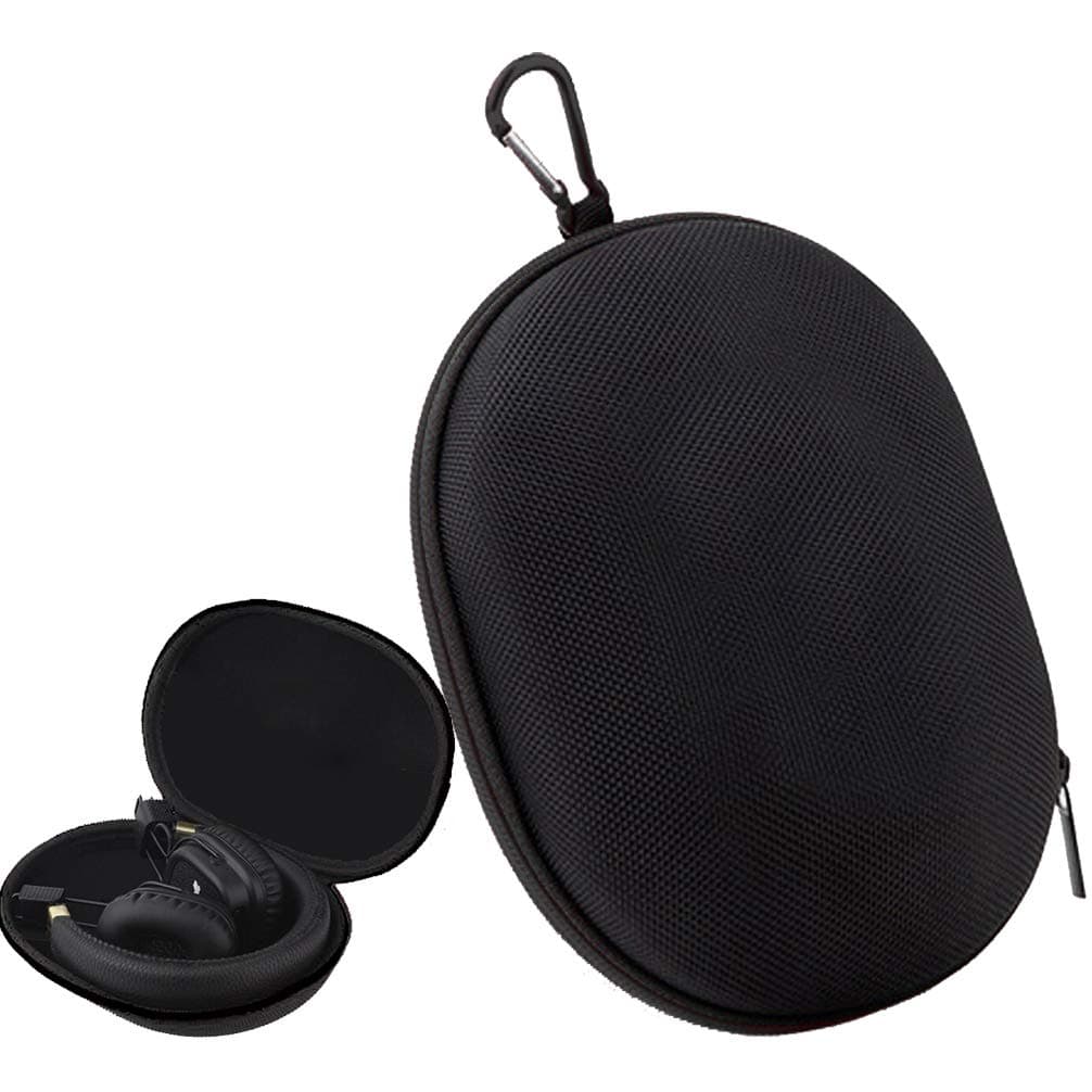 EVA Case Bag for Over-Ear Foldable Headphone and Headset (Most Models of Beats, Sennheiser,Sony,Ted Baker, London Rockall,Old Shark,Ausdom),Portable Protection Storage Zipper Pouch Carrying Box