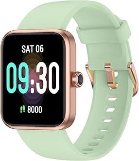 Smart Watch, Fitness Tracker with Heart Rate Monitor, Blood Oxygen, Sleep Tracker, 41mm Touchscreen Smartwatch for Android iOS Waterproof Pedometer Watches Step Calories Tracker for Women Men