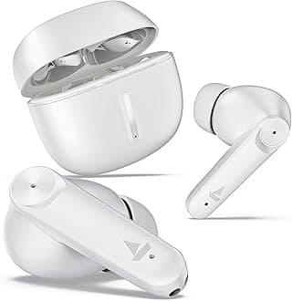 Airdopes Max TWS Earbuds with 100 HRS Playtime, Quad Mics with ENx™ Tech, Beast™ Mode(50ms Low Latency), ASAP™ Charge, Bluetooth v5.3 and IWP™ (Ivory White)
