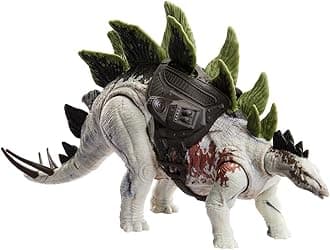 Mattel Jurassic World Big Action! Stegosaurus HLP24 [Total Length: Approx. 13.8 inches (35 cm)] [4 years and up]