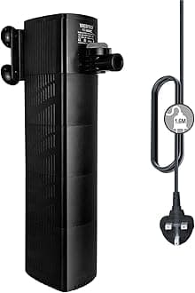 Weipro Fish Tank Filter with 4-Stage Filtration, Strong Suction, 23W Adjustable Aquarium Filter for 270~400 Litres Large Fish Tank, TC-3000C(1400L/H)