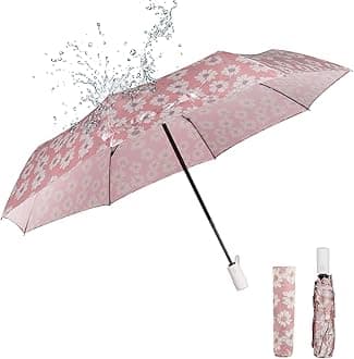CooloutdoorsUmbrella Windproof Travel Umbrellas for Rain - Easy Auto Open Close, Durable & Compact Umbrella, Strong Metal Frame, Windproof and Waterproof Umbrella for Travel