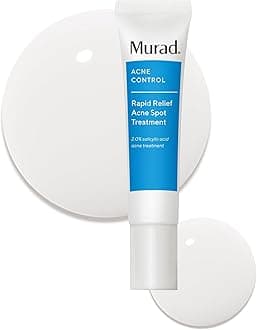 Murad Rapid Relief Acne Spot Treatment with 2% Salicylic Acid - (0.5 fl oz), Maximum Strength Invisible Gel Spot Treatment for Fast Acne Relief That Reduces Blemish Size and Redness Within 4 Hours