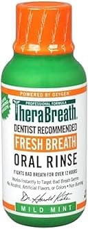 TheraBreath, Fresh Breath Oral Rinse, Mild Mint Flavor, 3 fl oz (88.7 ml)