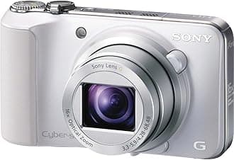 Sony Cyber-shot DSC-HX10V 18.2 MP Exmor R CMOS Digital Camera with 16x Optical Zoom and 3.0-inch LCD (White) (2012 Model)