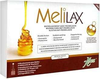 Aboca Melilax 6 Micro Enemas for Adults and Teenagers
