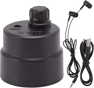 Water Detector, Highly Sensitive Sound Collector with Built-in Headphone, Wall Moisture Finder for Home Office Plumbing Leak Detection