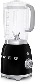 Smeg BLF01BLUK 50's Style 800W 1.5 litres 4 Settings Retro Blender in Black