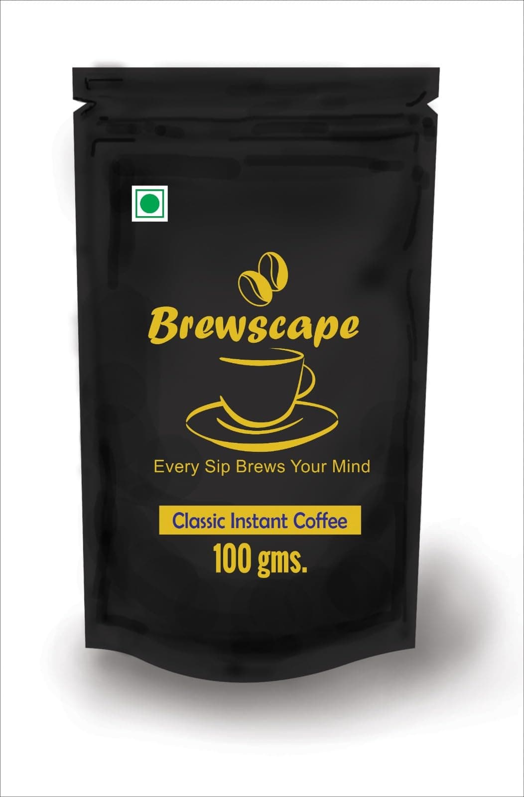 Brewscape Classic Instant coffee with chicory 100 gms | Rich and Robust Flavor| Enticing Aroma| Strong & Delicious Taste| Quality coffee beans and chicory| makes 40 cups | Make hot & cold coffee | Easy to make|