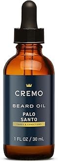 Cremo Beard Oil, Palo Santo (Reserve Collection), 1 fl oz - Restore Natural Moisture and Soften Your Beard To Help Relieve Beard Itch