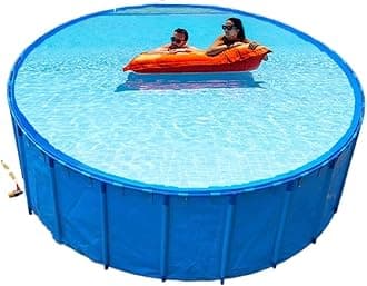 Ultra Large Deep Outdoor Swimming Pool, Plastic Round Framed Swimmingpool for Backyard, Garden/ Garden/ Indoor Piscinas Para Adultos, 10m 9m 8m 7m 6m 5m 4m 3m 2m 1m Piscina ( Color : D x H , Size : 3.