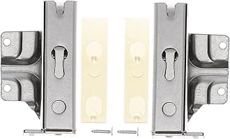 Place4parts Compatible Pair of Hinges for Bosch Neff Siemens Integrated Fridge Freezer 481147 Left or Right side