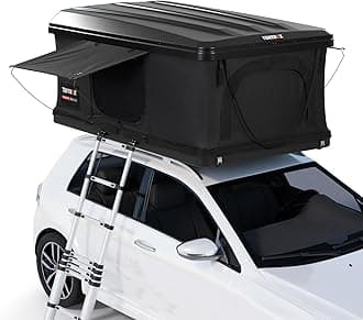 TentBox - Car Roof Top Tent Classic - Sleeps 2 People - Four Season Camping - Tent Box Roof Tent FITS Most Cars - Gas Assisted Opening, 60 Seconds Set-Up