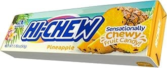 PINEAPPLE CHEWY CANDY 1.76 Ounce (Pack of 10)