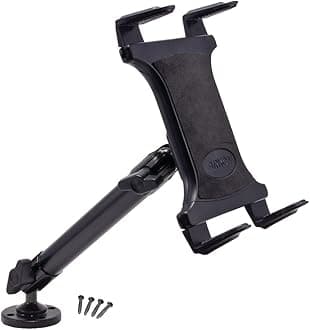 Arkon TAB805 Heavy Duty Tablet Drill Base Mount for Wall or Counter for iPad Pro iPad Air iPad Retail Black