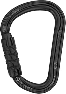 M36A BL WILLIAM Asymmetrical Large Capacity Aluminium Carabiner, Grey