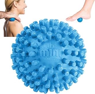 Dr. Cohen’s Heatable Deep Tissue Massage Ball Mini - acuBall Trigger Point Massage Therapy for Myofascial Release - Spiky Foot Massager Ball - Effective Back Massager Ball for Targeted Pain Relief