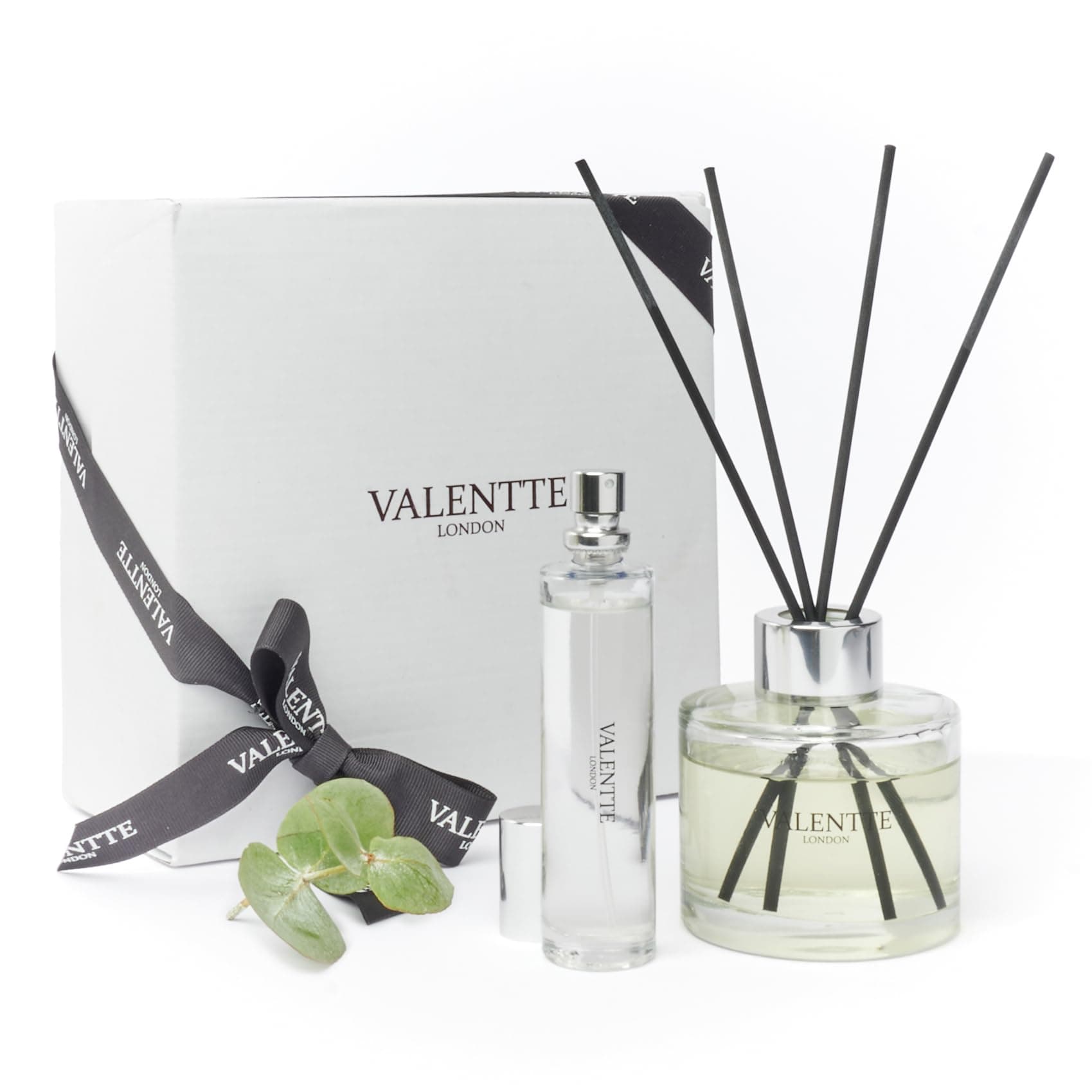 – Luxury Scented Reed Diffuser & Room Mist Gift Set, Essential Oil Aroma for Home, Long Lasting Fragrance, Made in the UK (Lemongrass & Rosemary 100ml & 30ml) – Gift for Her