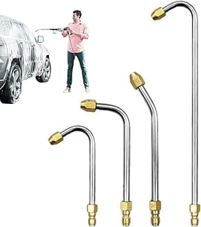 Pressure Washer Wands,Angled Nozzle Attachment | Precision Leakproof High Pressure Washer Angled Nozzle for Garden, Patio, Car Washing, Home