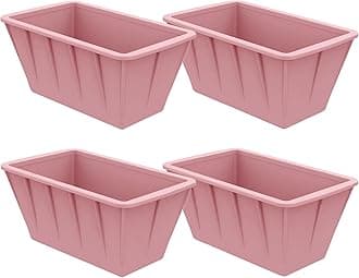 Extra Large Ice Cube Molds 4Pack 32LB Silicone Ice Block Molds for Ice Plunge Tub, Reusable Ice Cube Trays for Freezer, Giant Ice Cube Molds for Home Ice Baths,Cold Plunge Accessories (Pink)