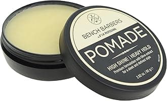 Bench Barbers Fix Professional Pomade - High Shine Finish & Heavy Hold - With Olive Extract For a Sleek & Defined Style - 80 g