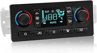 599-211XD AC Climate Control Module Panel Switch Compatible with Cadillac Escalade Chevrolet Avalanche Silverado Suburban Tahoe GMC Sierra Yukon 2003-2009, Replace# 10367041 10367042 ﻿