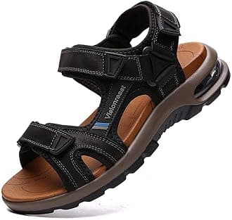 visionreast Mens Athletic Sandals Open Toe Hiking Outdoor Non-slip Sandals Air Cushion Sport Casual Beach Sandals
