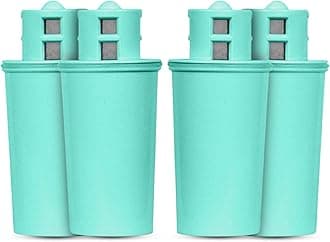 Crystal Quest Alkalizing Water Filter Pitcher Cartridge - Advanced Filtration for Clean, Healthy Water, Enhances Mineralization, Long-Lasting Design, Easy Installation - 1,000 Gallons [Pack of 4]