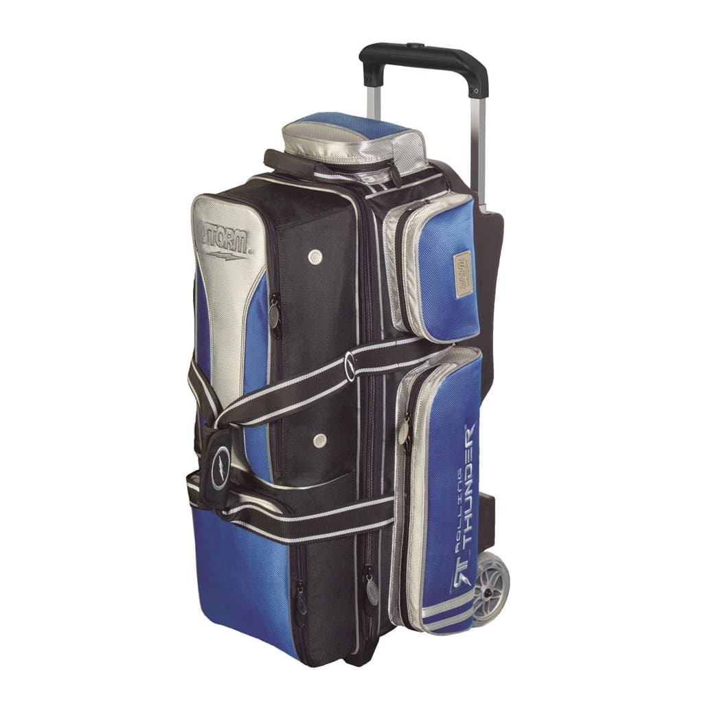 Rolling Thunder 3 Ball Bag Black/Blue/Silver
