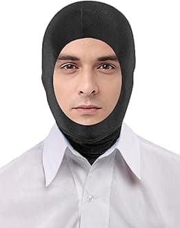 Unisex Spandex Open Face Zentai Hood Mask