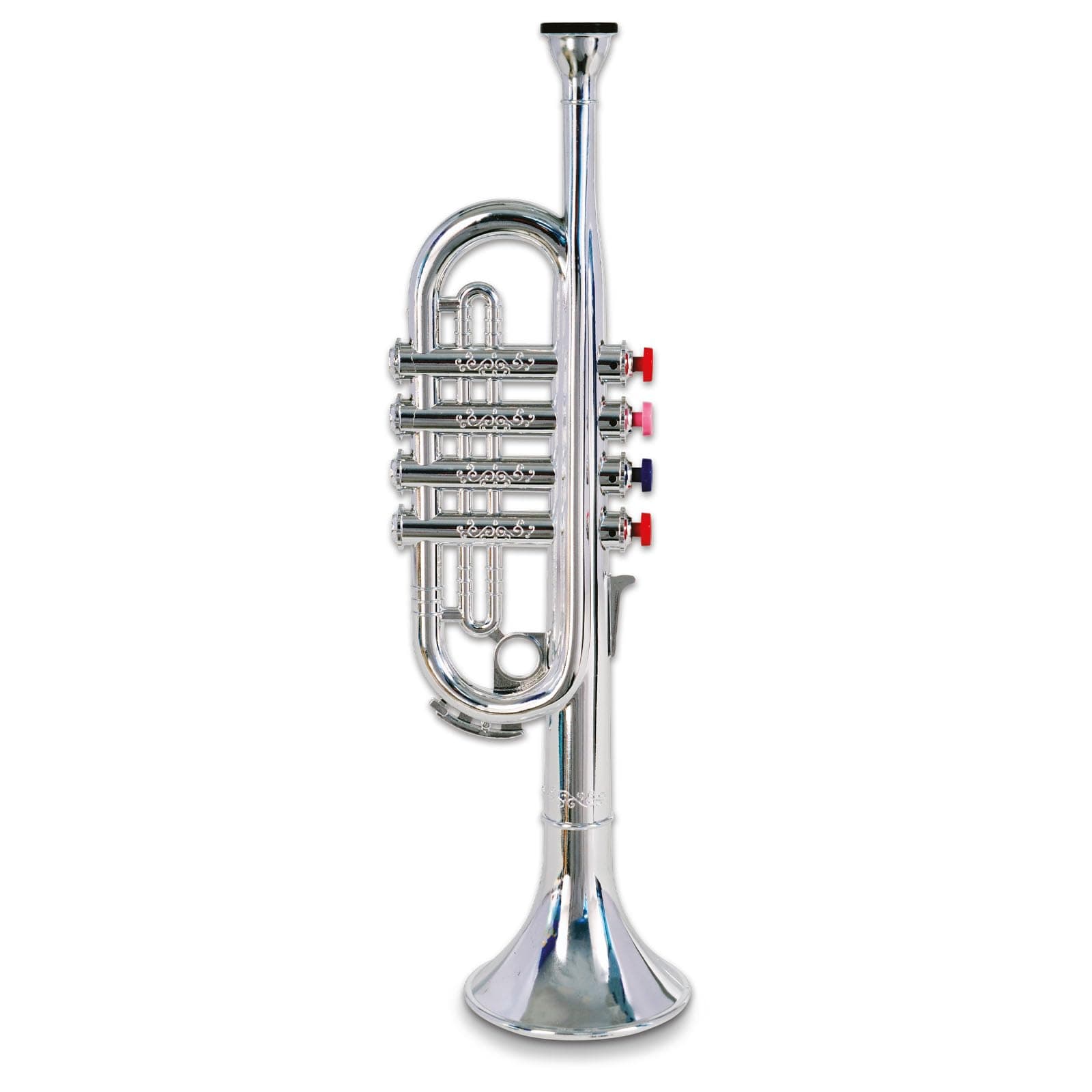 32 3831 4 Notes Silver Trumpet, 37 cm, Multi-Color, 38 cm