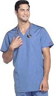 Cherokee Men & Women Scrubs Top Workwear Originals V-Neck 4876